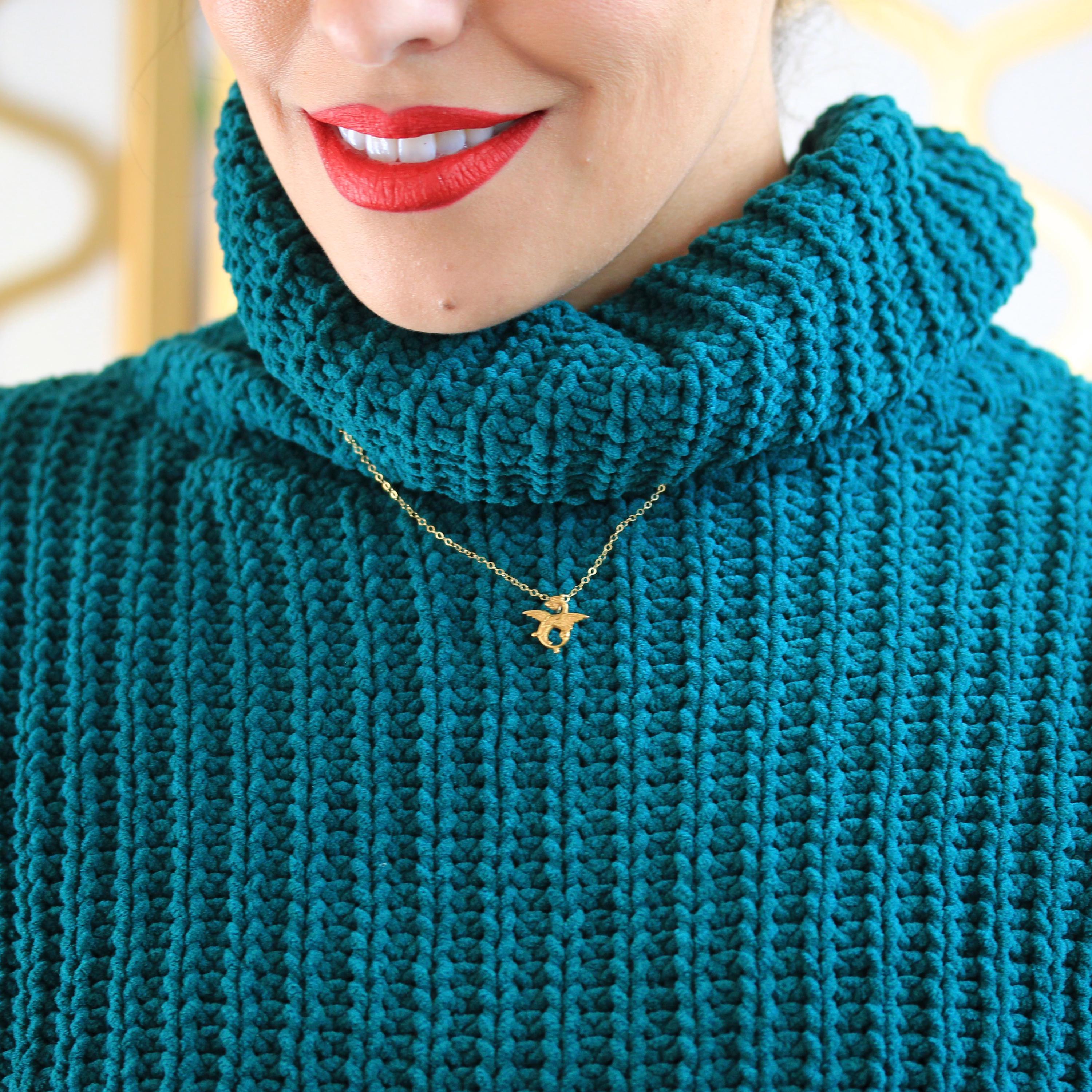 Antique Griffin Charm - Edwardian 14k Yellow Gold Stick Pin Conversion Pendant - Vintage Circa 1910s Era Mythological Beast Fine Jewelry