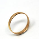 Edwardian Era Ring - Antique 22k Yellow Gold Birmingham England UK Band - Dated 1909 Size 8 1/2 English Hallmarks Fine Minimalist Jewelry