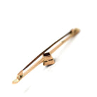 Antique Garnet Brooch - Edwardian 9k Yellow Gold Statement Natural Rhodolite Bar Pin - Circa 1910s Fine January Birthstone Fashion Jewelry