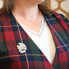 Vintage Modernist Brooch - Retro Era Sterling Silver Organic Funky Cutout Shapes Pin - Circa 1960s Handmade Fashion Statement Fine Jewelry