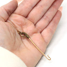 Victorian Hook Pendant - Antique 14k Rose Gold Ladies Utility Chatelaine Charm Necklace - Circa 1890s Dainty Fine Lady Of The Castle Jewelry