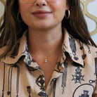 Floating Opal Charm - Retro 14k Gold Filled Flower Cap Natural Gemstone Sphere Orb Fob - Vintage 1940s Era Liquid Teardrop Pendant Jewelry