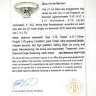 Vintage Engagement Ring - Art Deco Platinum Natural Genuine Diamond Wedding - Antique Circa 1920s Size 5 3/4 Bridal Filigree Fine Jewelry