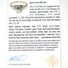 Vintage Engagement Ring - Art Deco Platinum Natural Genuine Diamond Wedding - Antique Circa 1920s Size 5 3/4 Bridal Filigree Fine Jewelry