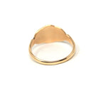 Antique "L" Signet Ring - Edwardian 10k Yellow Gold Engraved Single Letter Initial Pinky Midi - Vintage Circa 1910s Children's Fine Jewelry