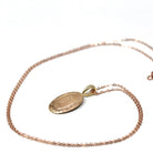 Antique Letter "T" Charm - Edwardian Era 10k Rose Gold Necklace Pendant - Circa 1910s Stick Pin Conversion Old English Initial Fine Jewelry