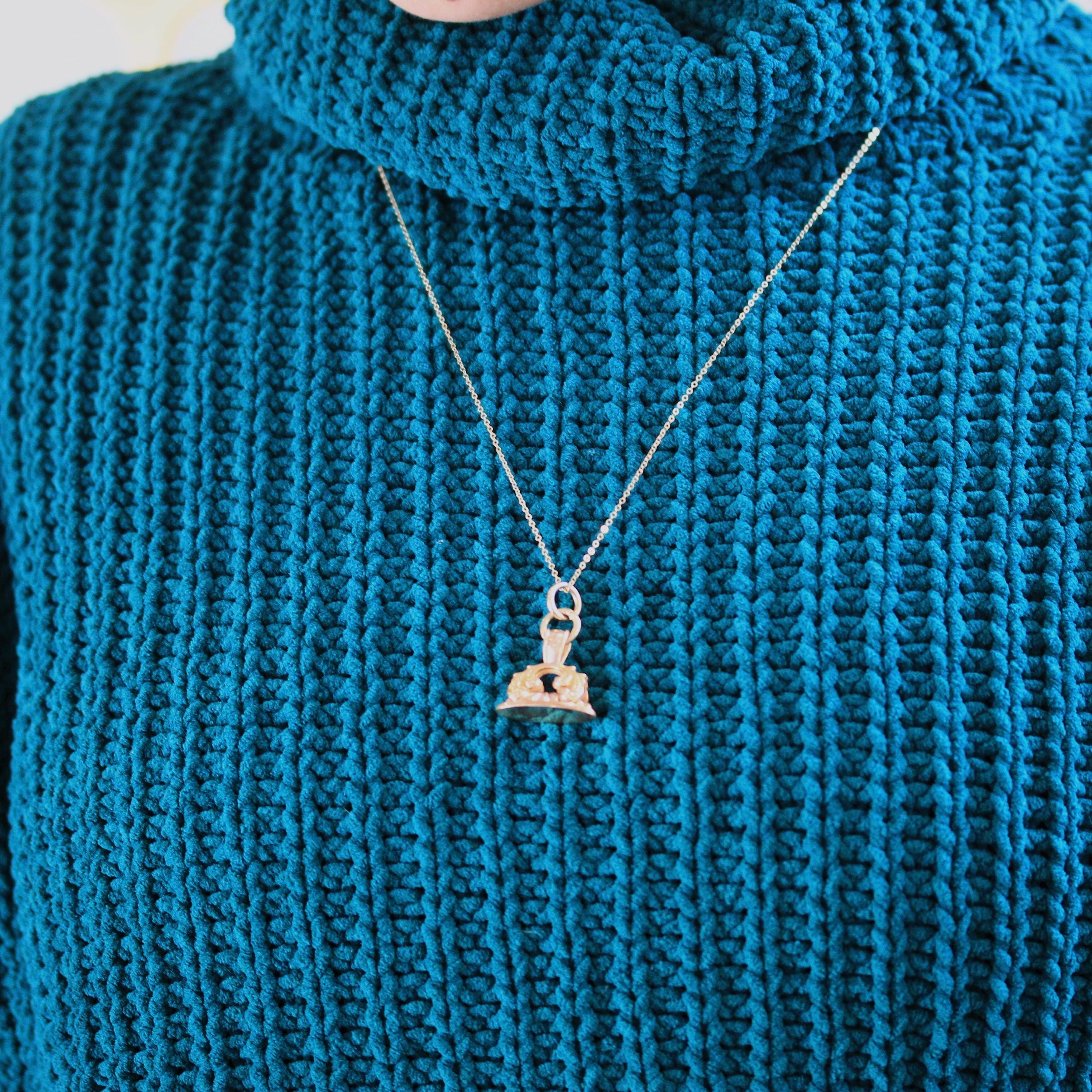 Antique Fob Necklace - Victorian Gold Filled Ornate Repousse Style Charm - Vintage Circa 1880s Era Pocket Watch Fashion Accessory Jewelry