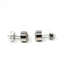Antique Diamond Earrings - Custom 14k White Gold 1.54 CTW K/L Color VS1/VS2 Clarity Natural Old European Cuts - Bezel Stud Fine Gem Jewelry
