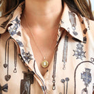 Vintage Cameo Locket - Retro 12k Gold Filled Flowers Leaves Pendant Necklace - Circa 1940s Era Photograph Statement Keepsake 40s Jewelry