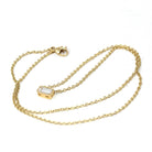 Emerald Cut Diamond Necklace - Modern 18k Yellow Gold Bezel Set Natural Genuine East West Station Pendant - Contemporary Charm Fine Jewelry