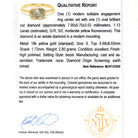 East-to-West Diamond Ring - 18k Yellow Gold Bezel Set Fancy Warm Light Yellow Oval Faceted Gemstone - Modern Size 6 Fine Jewelry W/ Report