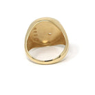 Vintage Gemini Ring - Retro Era 14k Yellow Gold Astrological Zodiac Gemstone Signet - Circa 1950s Size 9 Roberts Belk Fine Symbolic Jewelry