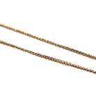 Retro Cable Chain - Vintage 9k Solid Yellow Gold 17 Inch Plain Links Stacking Necklace - Circa 1960s Era Spring Ring Clasp Fine Jewelry