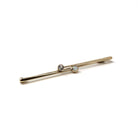 Opal & Created Sapphire Brooch - Edwardian 9ct Yellow Gold Cab Stone - Antique Circa 1900s Era Dainty Gemstone Statement Pin Fine Accessory