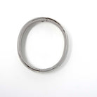 Vintage Flower Bangle - Retro Sterling Silver Hollow Floral Design 7 Inch Bracelet - Circa 1960s Era Fine Nature Inspired Fashion Jewelry