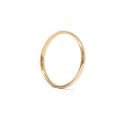 Mid Century Baby Bracelet - Vintage Gold Filled Plain Polished Children's Bangle - Circa 1960s Era 5 Inch Dainty Petite Marathon 60s Jewelry