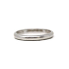 Vintage Wedding Band - Mid Century Era Platinum 2 MM Bridal Ring - Dated 1949 Size 5 Heirloom Fine Carl And Jackie Engraved Keepsake Jewelry