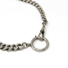 Pocket Watch Chain - Antique Sterling Silver Revere Silversmiths Dog Clip Spring Ring Curb Links - Vintage Art Deco Era Fine Unisex Jewelry