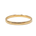 Mid Century Baby Bracelet - Vintage Gold Filled Plain Polished Children's Bangle - Circa 1960s Era 5 Inch Dainty Petite Marathon 60s Jewelry