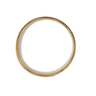 Mid Century Baby Bracelet - Vintage Gold Filled Plain Polished Children's Bangle - Circa 1960s Era 5 Inch Dainty Petite Marathon 60s Jewelry