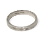 Wheat Eternity Band - Vintage Art Deco Style Platinum Eternity Pattern Wedding Ring - Modern Estate Size 5 Fine Engraved Stacking Jewelry