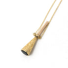 Antique Bloodstone Fob - Victorian Era 14k Yellow Gold Wax Seal Stamper Charm - Circa 1890 Engraved Hidden Watch Key Fine Chatelaine Jewelry