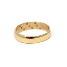 Retro Star Incised Band - Vintage 9k Yellow Gold .11 CTW Natural Diamonds Ring - Circa 1980s Celestial Inspired Size 7 Fine Bridal Jewelry