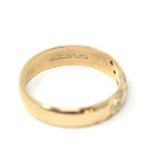 Retro Star Incised Band - Vintage 9k Yellow Gold .11 CTW Natural Diamonds Ring - Circa 1980s Celestial Inspired Size 7 Fine Bridal Jewelry