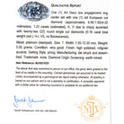 Art Deco Diamond Ring - Vintage Platinum 1.40 CTW Natural Gemstones - Circa 1930s Era Die Struck Geometric Size 7 Fine 30s Report Jewelry