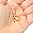 Modern Lobster Charm - Detailed 14k Yellow Gold Marine Crustacean Pendant Dainty Necklace - Circa 2000's Era Aquatic Beach Sea Fine Jewelry