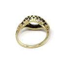 Vintage Aquamarine Ring - Art Deco 14k Yellow Gold East West Marquise Cut Light Blue Gem - Circa 1930s Era Size 5 3/4 Fine Statement Jewelry