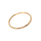 Upcycled Gold Band - Edwardian 14k Yellow Gold Stick Pin Conversion Ring - Vintage 1910s Size 6 1/4 Minimalist Unisex Dainty Fine Jewelry