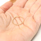Upcycled Gold Band - Edwardian 14k Yellow Gold Stick Pin Conversion Ring - Vintage 1910s Size 6 1/4 Minimalist Unisex Dainty Fine Jewelry