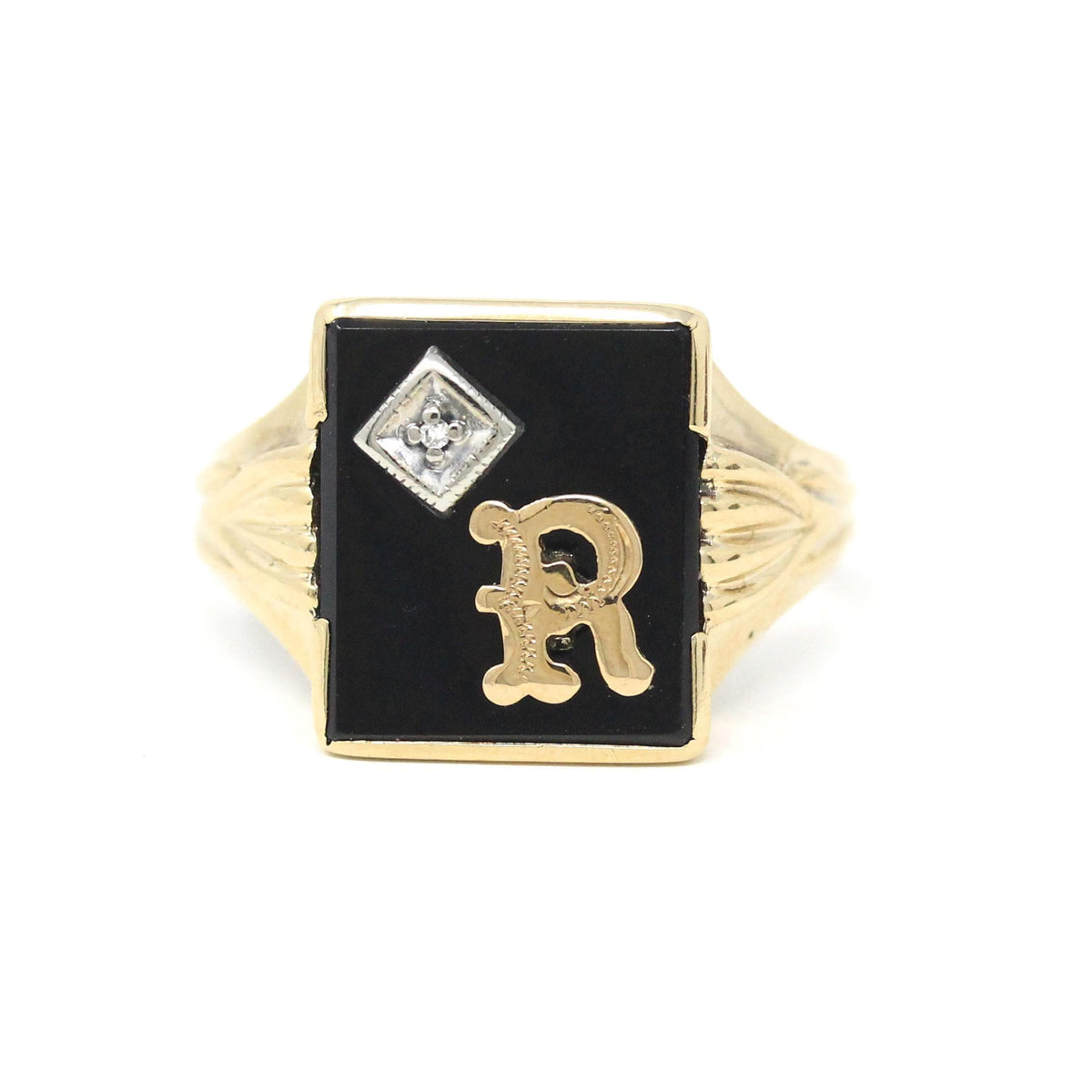 Double R Ring Letter