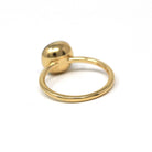 Antique 2.12 CT Old Mine Cut Diamond Engagement Ring - 18k Yellow Gold Blackened Platinum Bezel Two Tone Solitaire - Size 5 3/4 Fine Jewelry