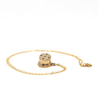 Vintage Birthday Cake Charm - Mid Century Era 14k Yellow Gold Candles Pendant Necklace - Circa 1950s Kinetic Interactive Celebration Jewelry