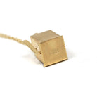 Vintage Slot Machine Charm - Retro 14k Yellow Gold Moveable 3-D Pendant Necklace - Circa 1960s Fruit Gambling Figural Betting Fine Jewelry