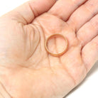 Vintage Wedding Band - Retro 14k Yellow Gold 5.5 MM Plain Comfort Fit Ring - Circa 1960s Era Size 6 Unisex Traub Fine Bridal Jewelry