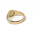 Antique Diamond Sun Ring - Edwardian 14k Yellow Gold .27 CT Solitaire - Circa 1910s Size 8.75 Celestial Men's Unisex Fine Engagement Jewelry