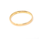Dated 1956 Wedding Band - Vintage 22k Yellow Gold Classic Comfort Fit Unadorned Ring - Mid Century Size 7 3/4 Bridal Fine Hallmarked Jewelry