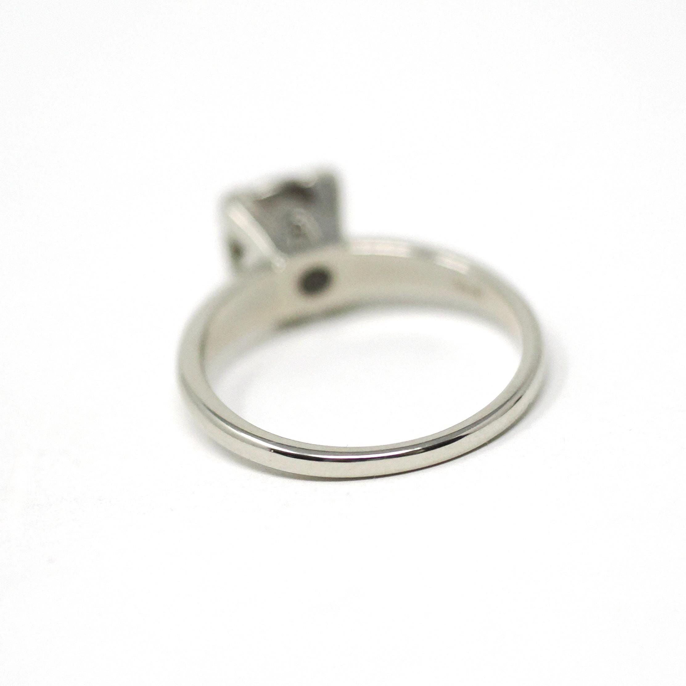 Mid Century Diamond Ring - Vintage 14k White Gold Natural .43 CT