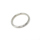 Antique Wedding Band - Art Deco Platinum Unadorned 2.0 MM Bridal Ring - Circa 1920s Era Size 4 3/4 Traub Milgrain Detail Fine Jewelry