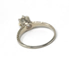Art Deco Diamond Ring - Vintage 14k White Gold .78 CT Old European Cut Solitaire - Circa 1930s Size 6 3/4 Fine Engagement GIA Report Jewelry