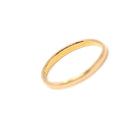 Dated 1956 Wedding Band - Vintage 22k Yellow Gold Classic Comfort Fit Unadorned Ring - Mid Century Size 7 3/4 Bridal Fine Hallmarked Jewelry