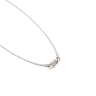 Snake Chain Necklace - Estate 14k White Gold 16 Inch 1.0 MM Lobster Claw Clasp - Modern Circa 2000's Era Fashion Accessory Unisex Jewelry
