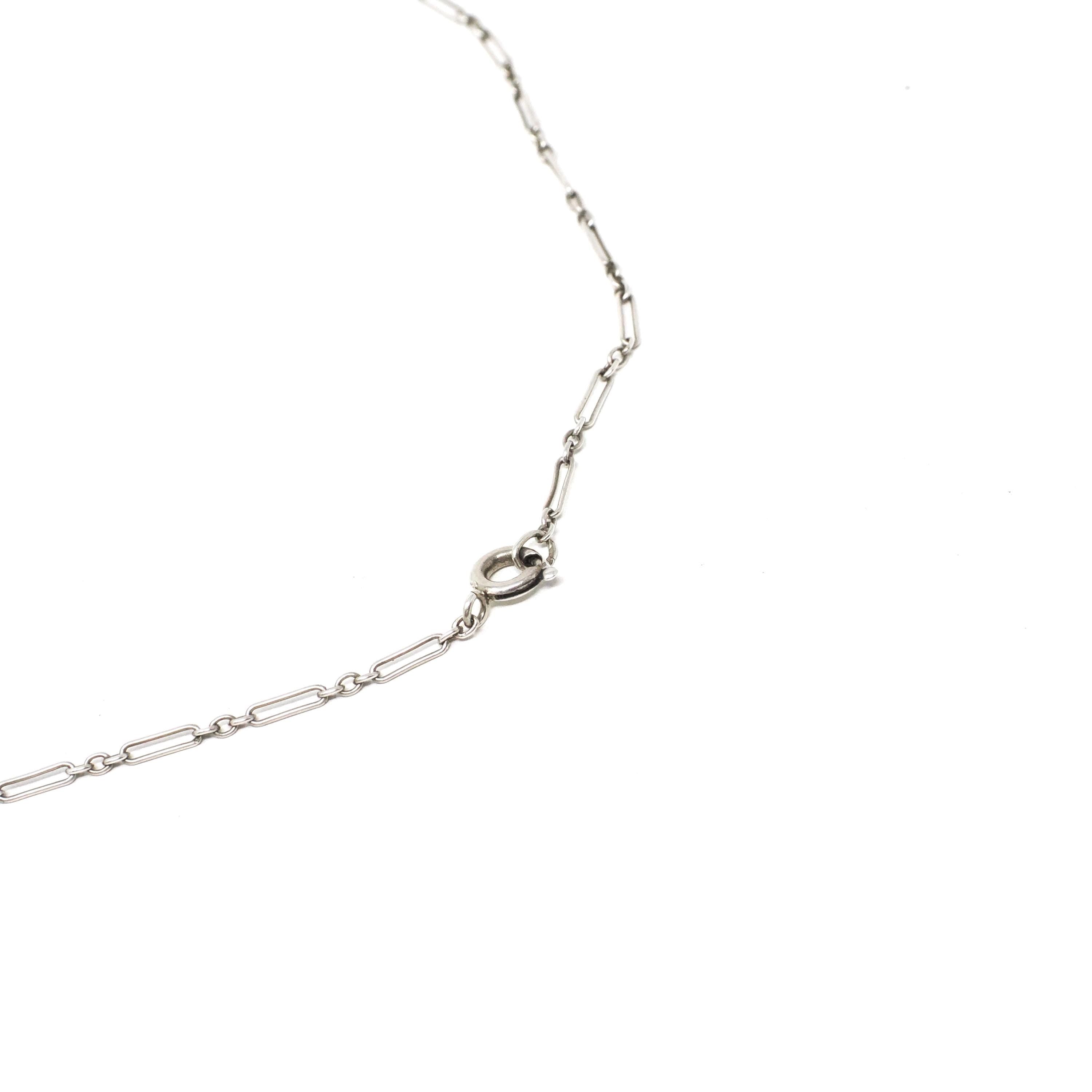 Forget Me Not Charm Necklace - Mid Century Sterling Silver Puffy Heart Pendants - Circa 1940s Repousse Designs Engraved Remembrance Jewelry