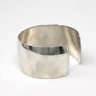 Vintage Cuff Bracelet - Retro Era Sterling Silver Wide Polished Statement Piece - Circa 1960s Era Designer Niels Erik Danish Fine Jewelry