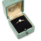 Antique Diamond Ring - Edwardian 14k Yellow Gold .30 CT Natural Old European Cut - Circa 1910s Size 6 3/4 Fine Wedding Engagement Jewelry