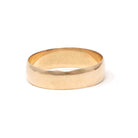 Antique Wedding Band - Edwardian 10k Yellow Gold 4.6 MM Minimalist Stacking Ring - Circa 1900s Era Size 4 3/4 Fine J.R. Wood & Sons Jewelry