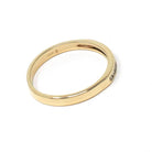 Diamond Wedding Band - Estate 14k Yellow Gold Channel Set .18 CTW 2.3 MM Ring - Circa 2000s Era Size 5 3/4 Stacking Bridal Fine Jewelry